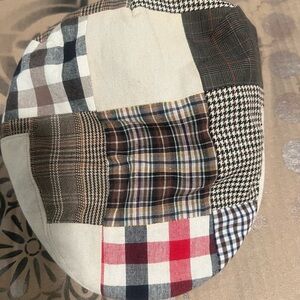 Patchwork Plaid Beret